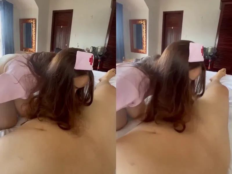 Nện em ngành cosplay nhân viên bênh viện trong nhà trọ || p1